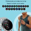 1.32" HD2 Smart Watch with Heart Rate Monitor (Silver + Leather) - 6
