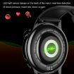 HD1 1.3" AMOLED Smart Watch with NFC, Black Steel/Silicone Strap - 5