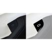 Tesla Model 3 Window Switch Stickers Set - Piano Black (4pcs) - 5