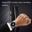 E18 Pro Smart Bluetooth Calling Watch with NFC, Black Silicone - 4