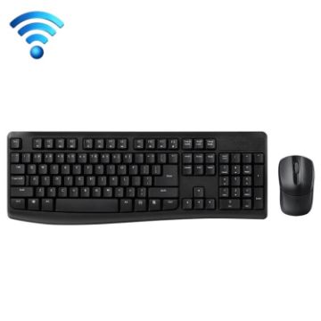 Rapoo X1800PRO Black Waterproof Wireless Keyboard Mouse Set - 1