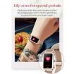 LOANIY HT2 Smart Watch, 1.28" Heart Rate Pedometer, Gold Leather - 4