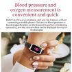 LOANIY HT2 Smart Watch, 1.28" Heart Rate Pedometer, Gold Leather - 6