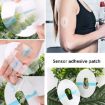 10 PCS 048 Glucose Monitoring Probe Stickers - Sweat-proof Patches - 3