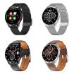 HD3 1.32" Silver Leather Smart Watch with Heart Rate & Payment - 2
