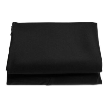 Black Polyester Parasol Replacement Cloth, 2.7m 6 Ribs Umbrella Cover - 1