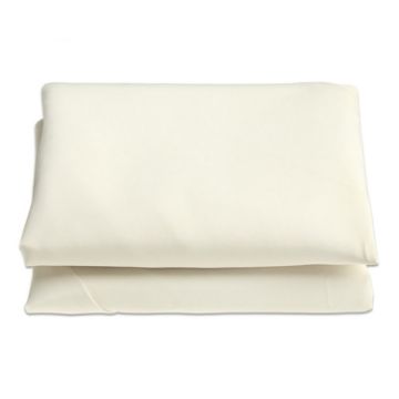 Creamy-white Polyester Parasol Cover, 2.7m Diameter, 6 Ribs - 1