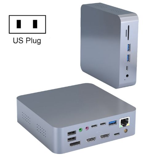 HC470 19-In-1 Dual Monitor Docking Station for M1 MacBook Pro/Air - 1
