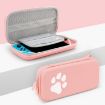 Baona BN-F005 Pink Cat Paw Console Storage Bag for Switch - 1