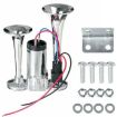 Electric Car Horn Double-Tube ST-1018S with Relay, 600DB Metal - 1