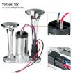 Electric Car Horn Double-Tube ST-1018S with Relay, 600DB Metal - 4