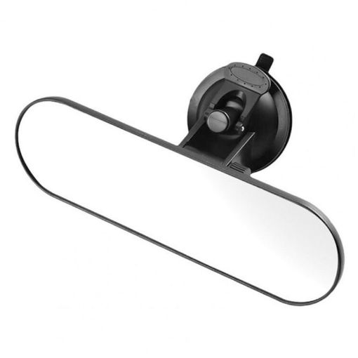 CZC-220 Car Strong Suction Cup Big Vision Rearview Mirror - 1