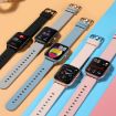 P8 1.4" Heart Rate & Blood Pressure Smart Watch, Black Steel - 2