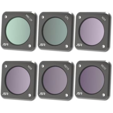 JUNESTAR Filters for DJI Action 2 Camera, Style: CS-6IN1 - 1