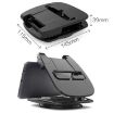 Car Dashboard Silicone Rotary Mobile Phone Holder (Black) - 2
