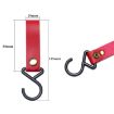 Camping Tent Hook - Grey Multifunctional PU Leather Storage - 3