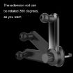 Round Air Outlet Car Extension Hook with 13mm Ball Head Bracket - 5