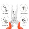 Lure Fishing Pliers with Hook Picker + Anti-lost Rope (Blue) - 5