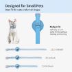 Airtag Tracker Protective Pet Collar Cover, PU, S, Blue - 5