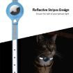Pink S Airtag Tracker Protective Collar Cover for Pets PU - 4