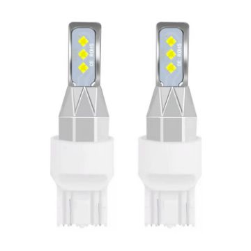 7443 12V-24V 12W Car LED Fog Light, 1800LM Ice Blue - 1