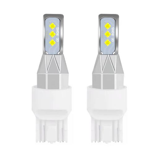 7443 12V-24V 12W Car LED Fog Light, 1800LM Ice Blue - 1