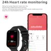 Q9 Pro GT2 Smart Watch, 1.85" TFT HD, Temp & Heart Rate Monitoring (Blue) - 3