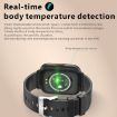 Q9 Pro GT2 Smart Watch, 1.85" TFT HD, Temp & Heart Rate Monitoring (Blue) - 4