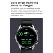 AK32 1.36" IPS Smart Watch, Bluetooth Call, Blood Oxygen, Silver Band - 4
