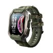C20 1.71" TFT HD Smart Watch, Heart Rate/Blood Oxygen, Green Camo - 1
