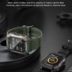 C20 1.71" TFT HD Smart Watch, Heart Rate/Blood Oxygen, Green Camo - 5