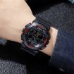 SKMEI 1857 Black Gold Waterproof Electronic Watch with PU Strap - 4