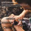 GT30 1.69" TFT Smart Watch, IP67 Waterproof, Bluetooth Call, Black - 5