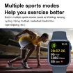 PW17 Smart Health Watch, 1.92" TFT Screen, White - 6