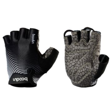 BOODUN 1096 Breathable Non-slip Fitness Gloves, Size S (Black) - 1