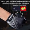 BOODUN 1096 Rose Red Silicone Fitness Gloves, Size S - 3