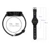 PR1-2 1.24" IP68 Waterproof Sport Smartwatch, Red, Bluetooth/Call Reminder - 4