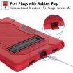 Samsung Galaxy Tab A8 10.5 2021 X200 Red Black Silicone Case - 4