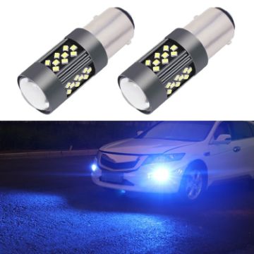 1 Pair 1157 12V 7W Car LED Fog Light - Ice Blue Light - 1