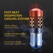 H11 12V 7W Red LED Fog Light Pair for Car - 4