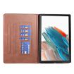 Samsung Galaxy Tab A8 2022 Prismatic Leather Case Brown - 4