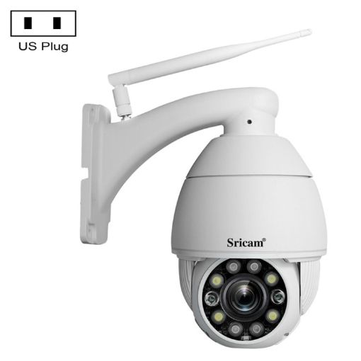 Sricam SP008C 5MP 10X Zoom IP66 Waterproof WiFi CCTV Camera (US Plug) - 1