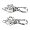 6mm 304 Stainless Steel Heavy Duty Swing Hangers - 2 PCS - 2