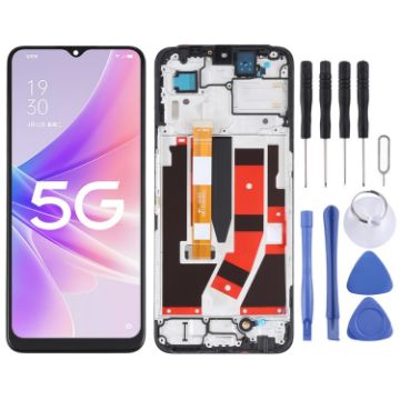 OPPO A57 5G LCD Screen & Digitizer Assembly with Frame - 1