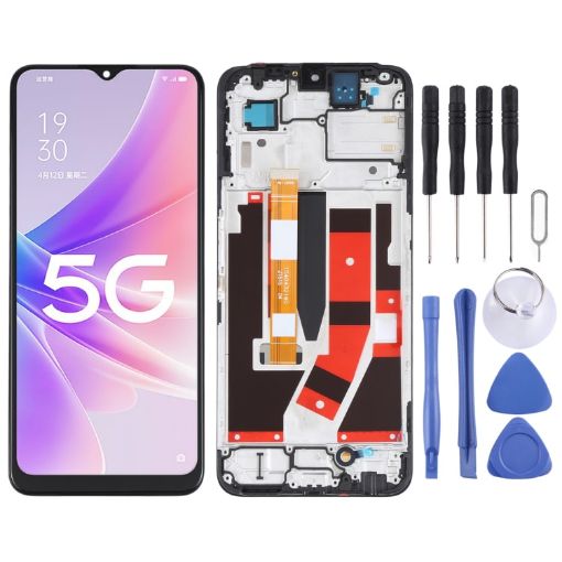 OPPO A57 5G LCD Screen & Digitizer Assembly with Frame - 1