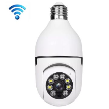 A6 2MP HD WiFi Light Bulb Camera with Night Vision & 8G Card - 1