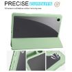 Samsung Galaxy Tab S6 Lite Acrylic 3-Fold Smart Case (Green) - 4