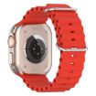 Red Ocean Silicone Watch Band for Apple Watch Ultra/Series 8/7/SE - 4