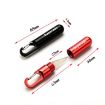 Portable Keychain Pendant Knife: Aluminum Alloy, Black, Art Cutting Tool - 3