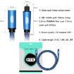 EMK 3m Blue Male to Female SPDIF Optical Audio Extension Cable - 6